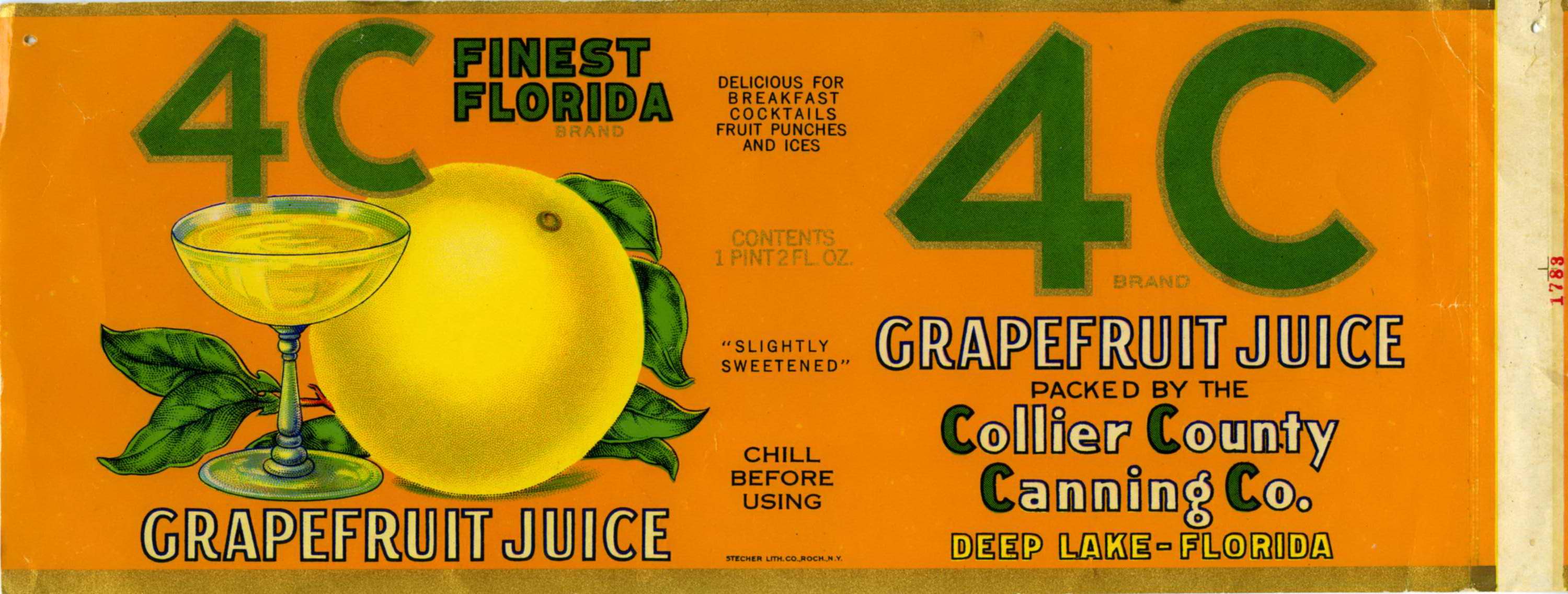 Tampa Florida All-Juce Orange Citrus Fruit Crate Label Art Print 