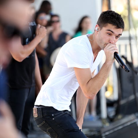 In this file photo, Tom Parker of The Wanted perfo