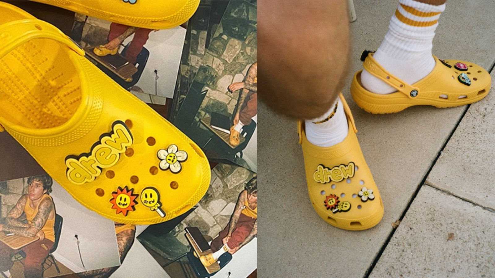 Justin Bieber Crocs collaboration 