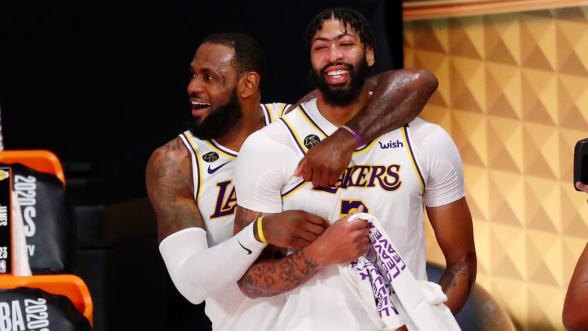 LeBron James and Anthony Davis are champions in their first season together with the Lakers.