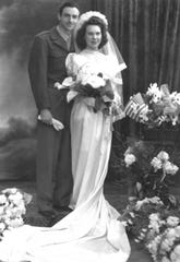 John and Alice Lawson's wedding picture from May of 1945.
Alice Lawson, 97 lives in Lincoln Park, Michigan.
She is originally from Belgium and met her husband John during World War II in Belgium where both were in the medical field.
During the war, Lawson and her family helped hide Jewish people from the Nazi's saving dozens from going to concentration camps.