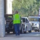 Election staff work at a polling site at the Tom Green County Jail on Tuesday, Oct. 13, 2020.