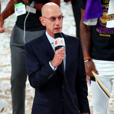 NBA commissioner Adam Silver was initially skeptic
