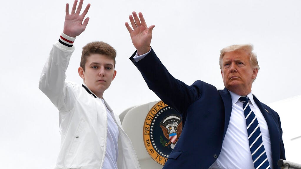 Barron Trump Oxbridge Academy Donal Trump's son enrolls in West Palm