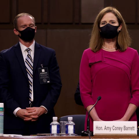 Supreme Court nominee Amy Coney Barrett and her hu