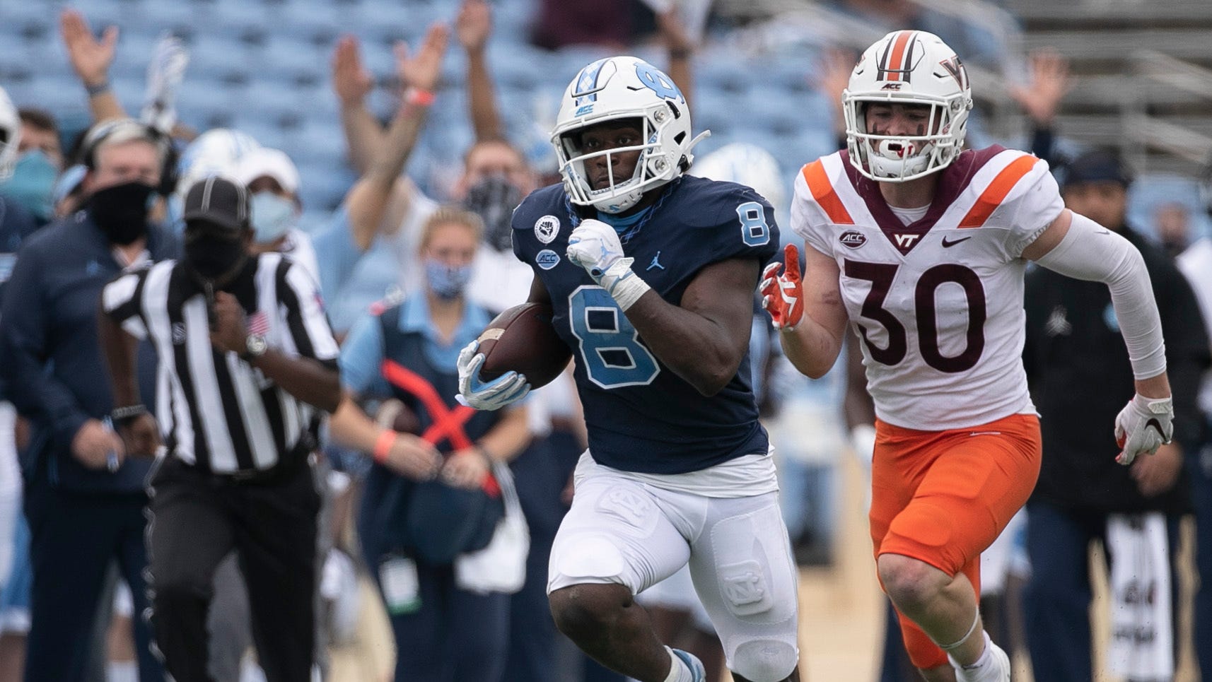 Two-for-one special: Michael Carter, Javonte Williams run up big-time production Two-for-one special: Michael Carter, Javonte Williams run up big-time production