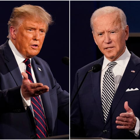 President Donald Trump and former Vice President J