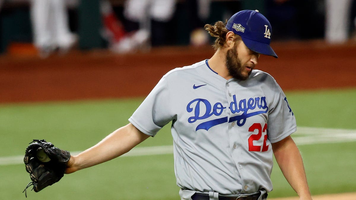 Clayton Kershaw allowed four earned runs in five innings in Game 4.