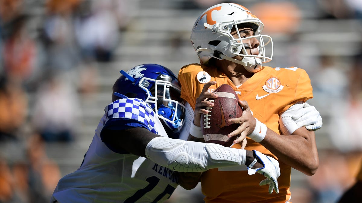 Tennessee football See pictures of the 2020 game against Kentucky