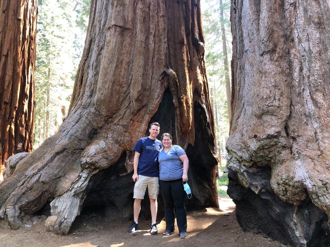 Lance and Lauren Hicks traveled by train to California this summer. They want to do as much traveling as possible while Lauren feels good and is able to hike.