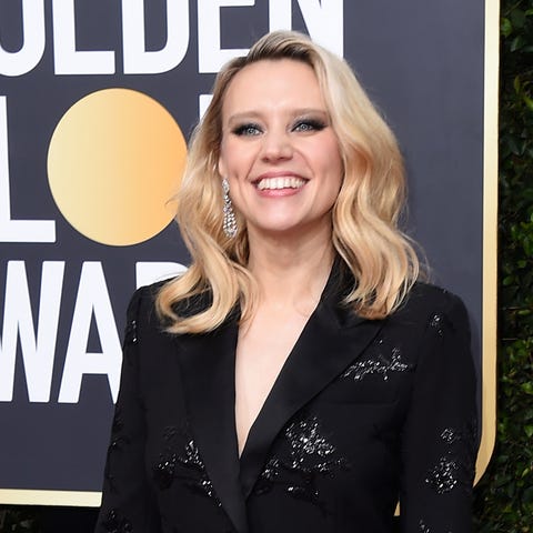 FILE - Kate McKinnon arrives at the 77th annual Go