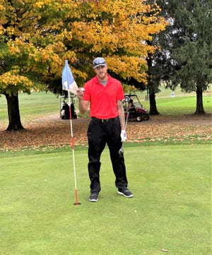 The first Tuscan Two-Man Scramble In Memory of Sophia Mazgay, an Amanda-Clearcreek student who passed away in automobile accident last month, was held at Pine Hill Golf Course. There was a $10,000 grand prize for anyone who had a hole in one. David Repko, Jr. did exactly that on hole No. 16. He has only been golfing for six months.