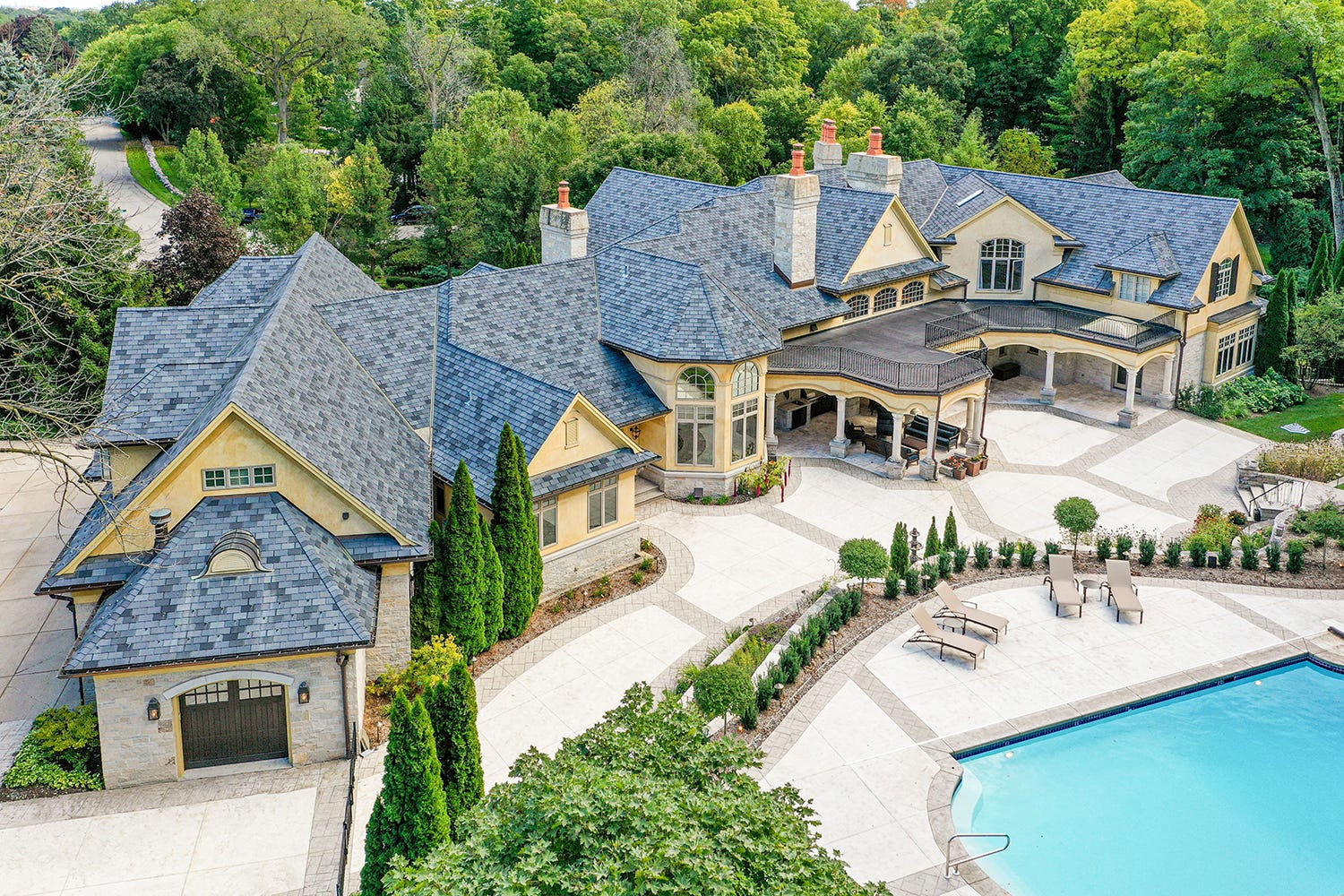 $3 million Elm Grove home with a pool, wine-tasting room for sale