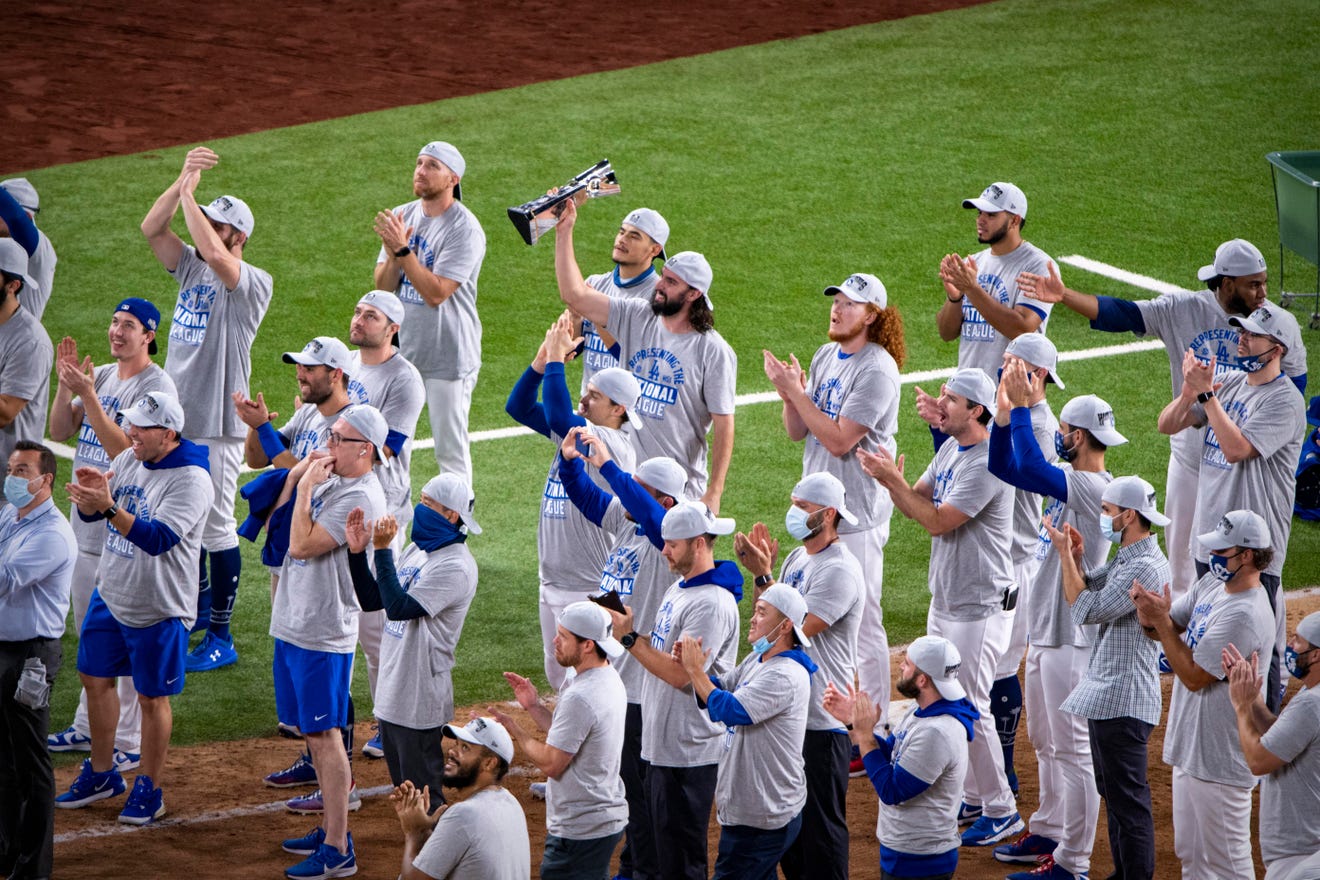 World Series Dodgers aim to piggyback on Lakers winning title