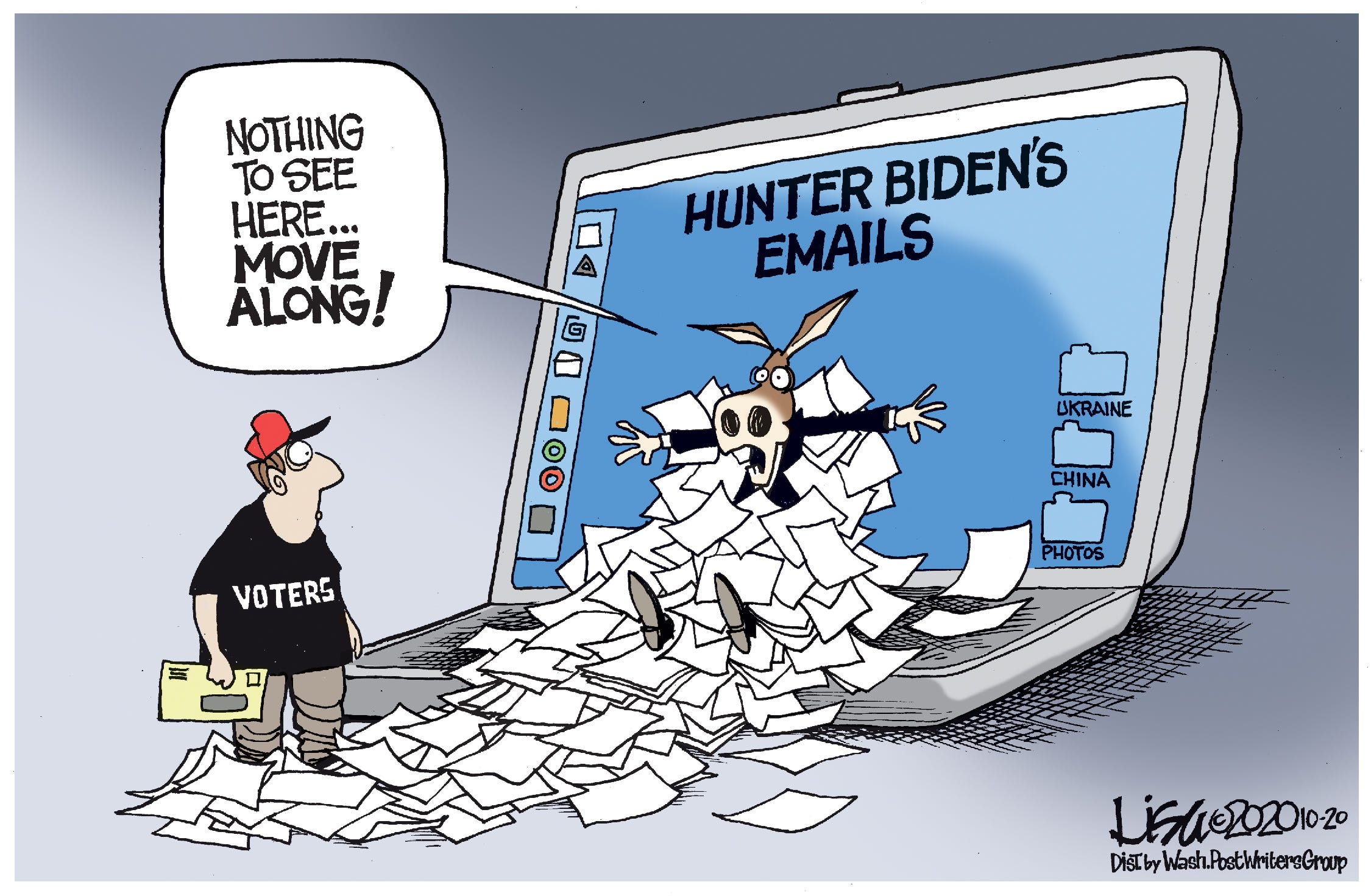 Wednesday Cartoon: Dems say no need to look at Hunter's emails