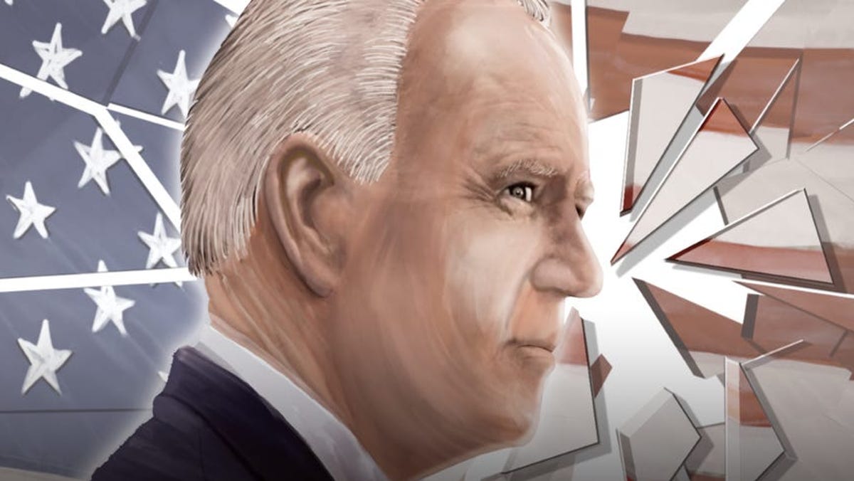 Joe Biden illustration for The Backstory