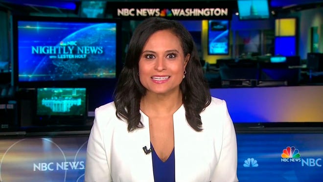 This image provided by NBC News shows NBC News White House correspondent Kristen Welker. On Thursday, Welker is scheduled to moderate the second and last presidential debate between President Donald Trump and Democratic presidential candidate former Vice President Joe Biden.