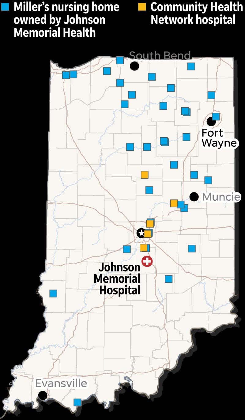 Nursing home locations outlined in complaint