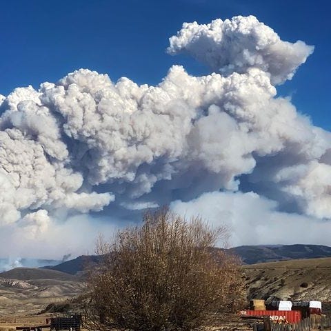 The East Troublesome Fire exploded to 30,000 acres