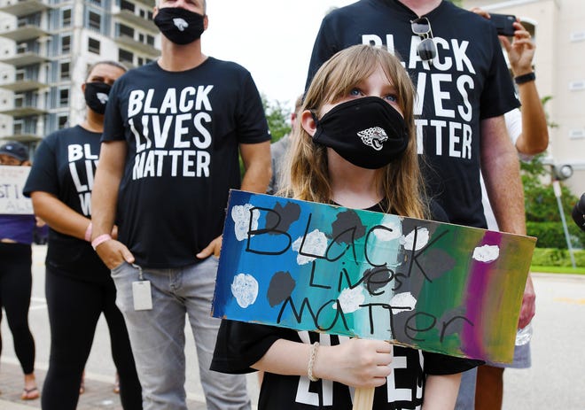 A Black Lives Matter protest organized by the Jacksonville Jaguars in June was among the demonstrations in the Jacksonville area and nationwide during the summer.