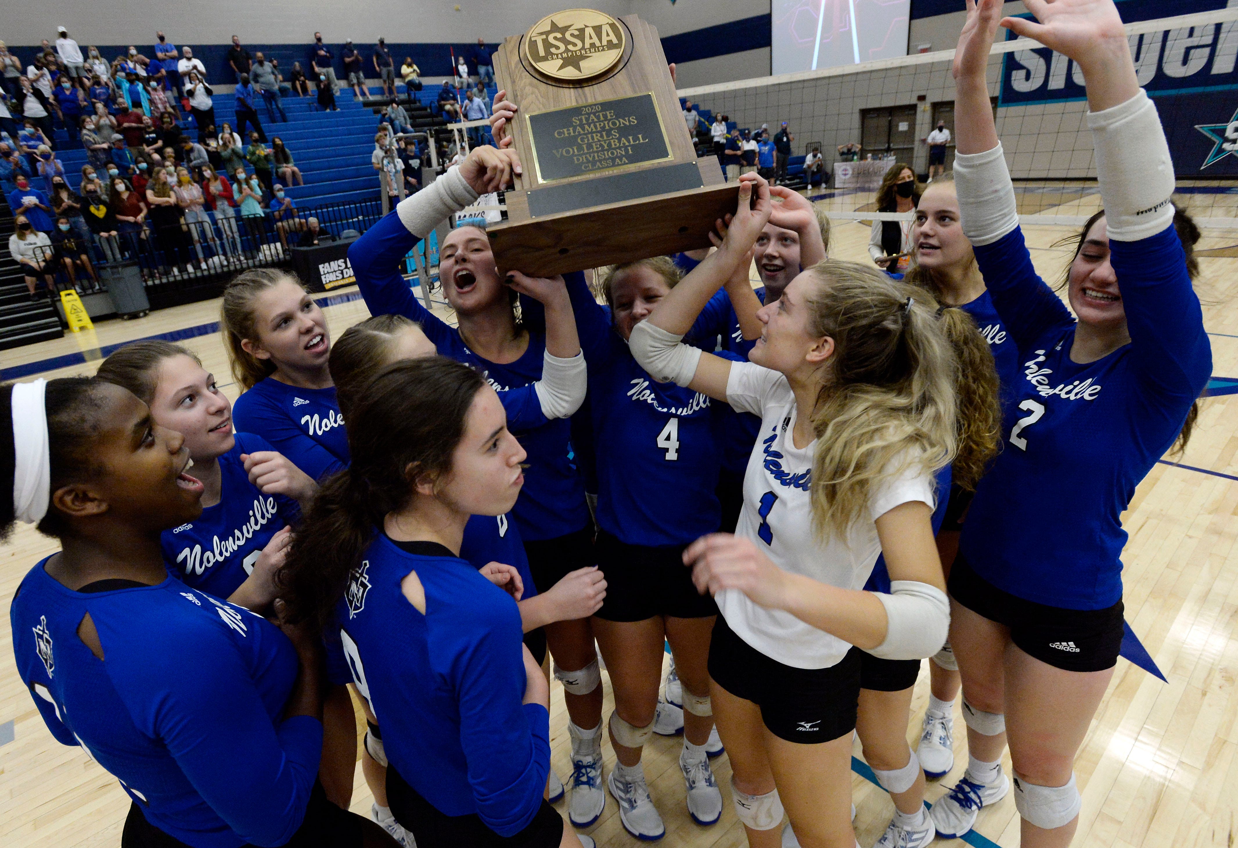 TSSAA volleyball Nolensville beats Anderson County for state title
