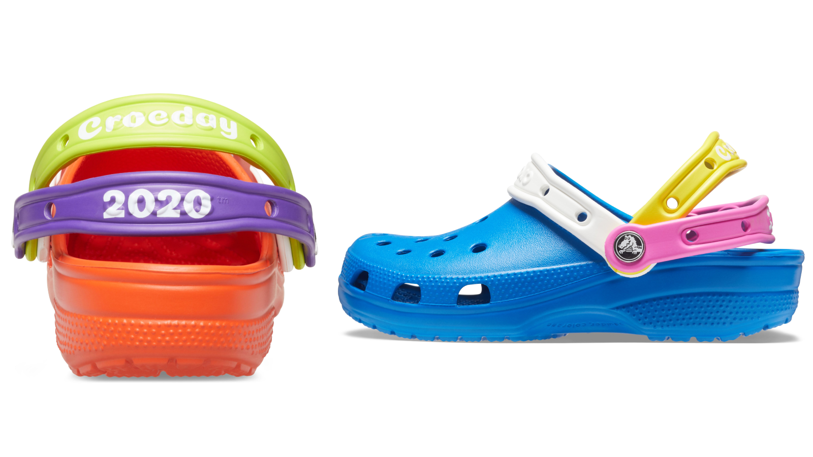 crocs with multiple straps