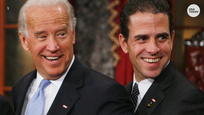 Joe Biden said "not one single, solitary thing was out of line" with his and his son Hunter Biden's dealings with Ukraine.