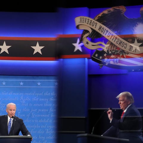 Former Vice President Joe Biden and President Dona