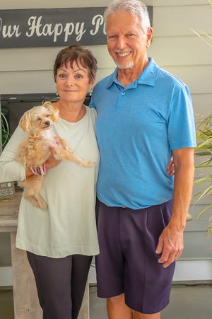 Theresa Legato and Dennis Hall love their new home.
