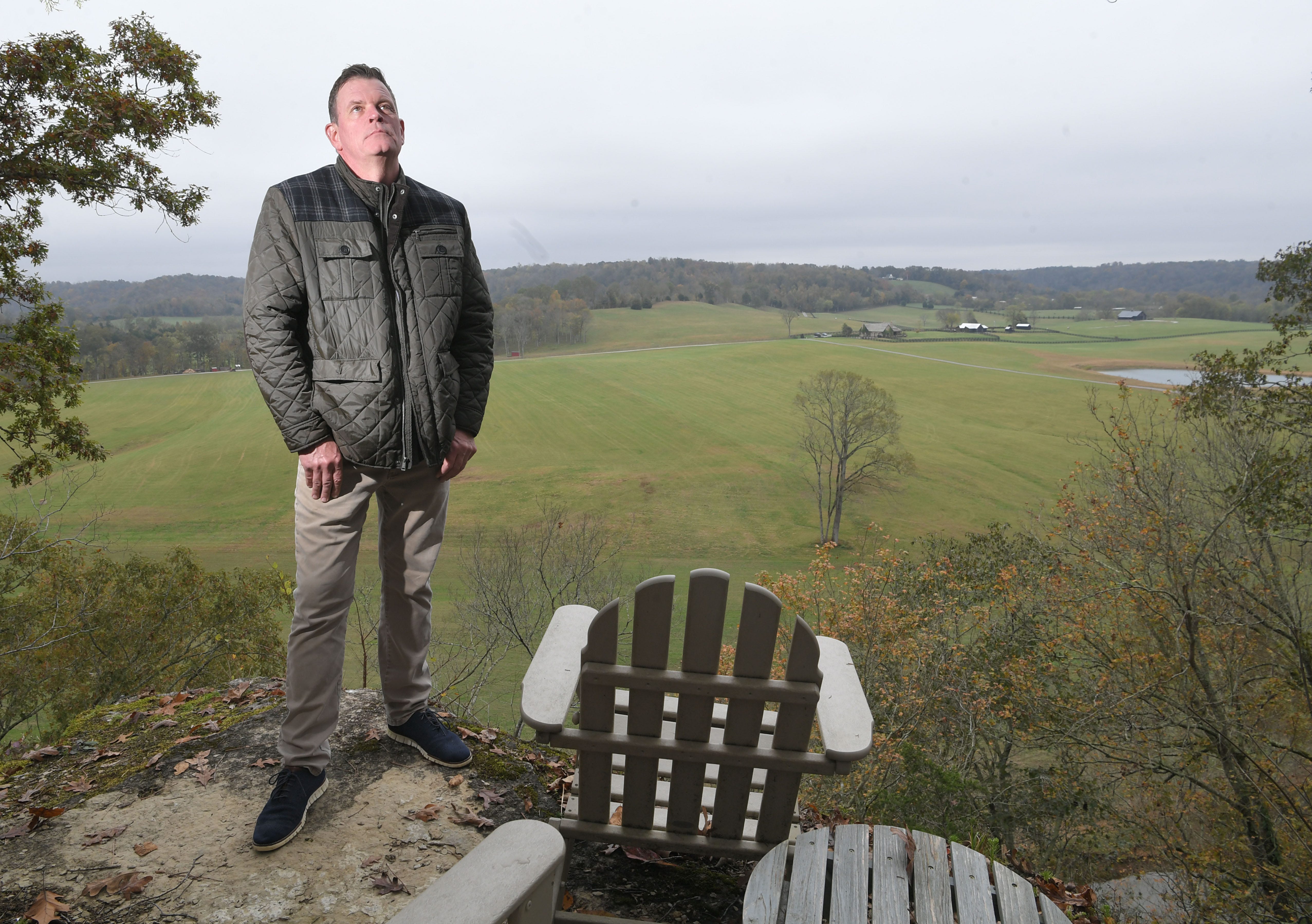 Gary Hughes lost his mother to COVID-19 on Oct. 13. He was building a lake house for her on his farm in Primm Springs, Tenn.