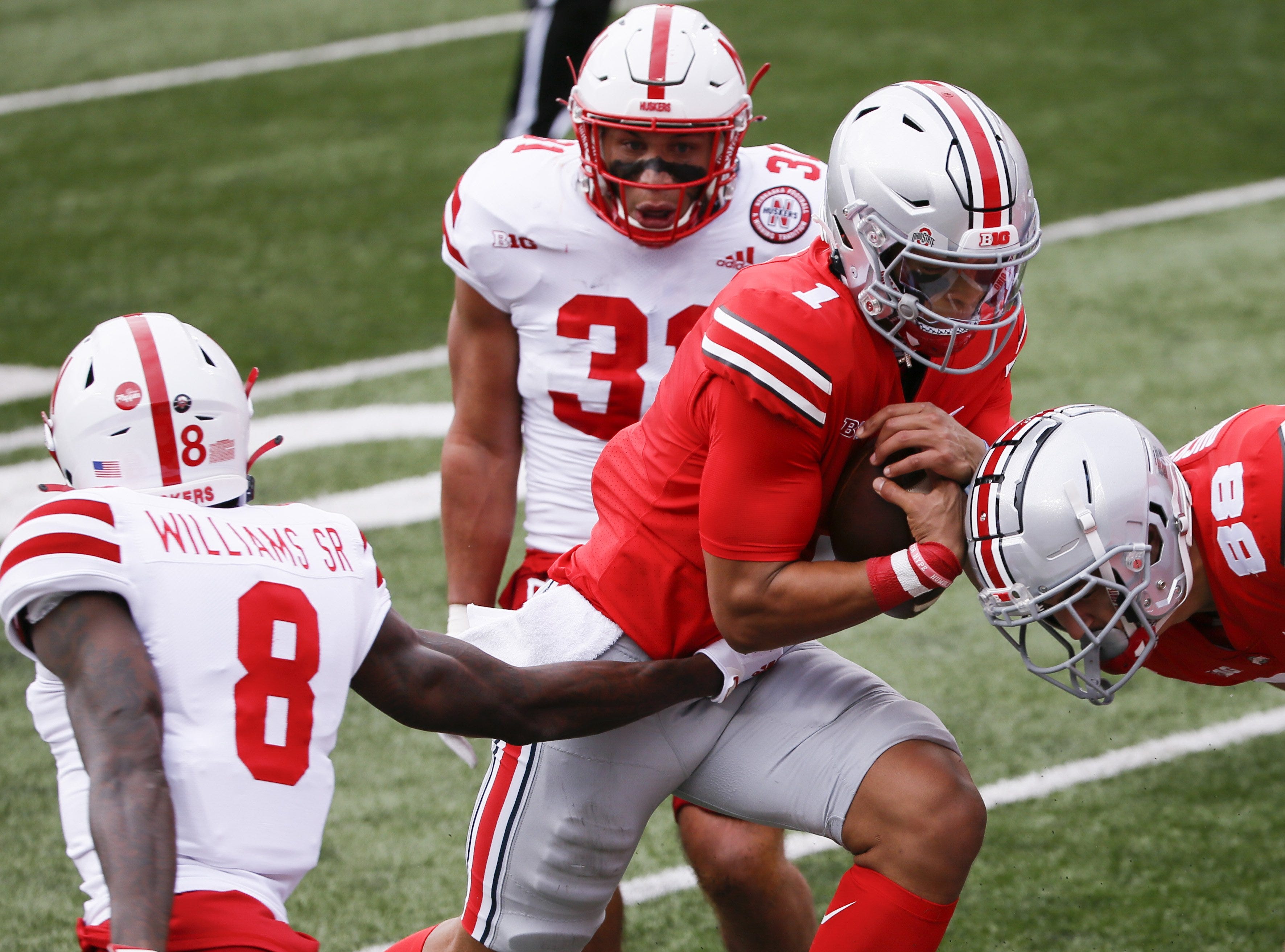 Ohio State football Buckeyes' QB Justin Fields ready to run