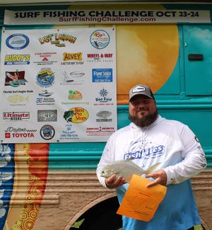 Joshua Nickerson nabbed a Surf Fishing Challenge prize last year with this pompano.