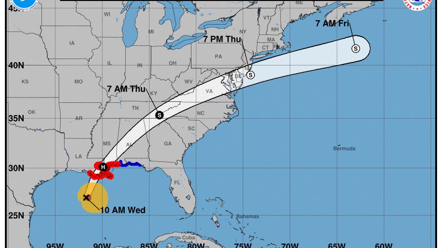 Hurricane Zeta Alabama Impact High Winds Power Outages Expected