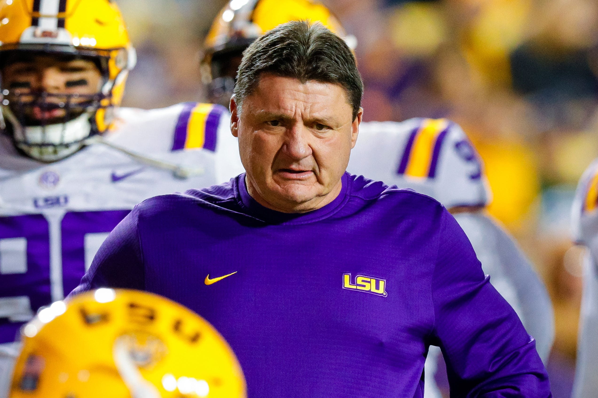 Ed Orgeron is the head football coach at LSU.