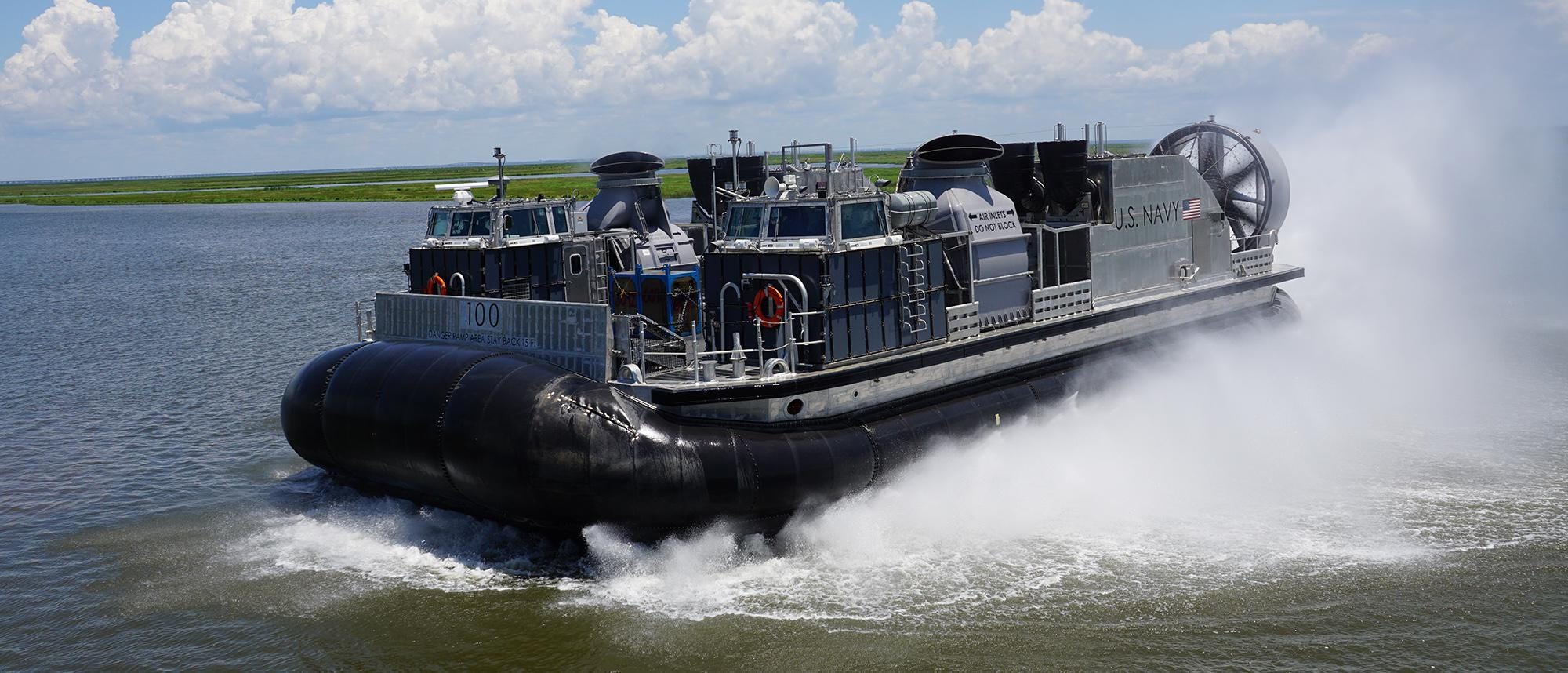 Marine hovercraft from Textron flawed by propeller cracks