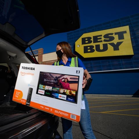 Like other retailers, Best Buy added curbside pick