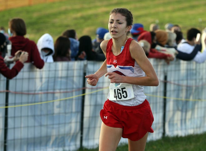 Christian Academy's Addi Dewey finished second in the KHSAA Cross Country championships near Paris, Ky, Friday, Oct. 30.