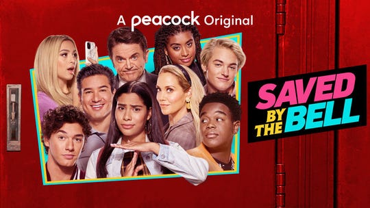 The "Saved by the Bell" reboot reunites stars of the original (including Mario Lopez and Elizabeth Berkley) and introduces a new Bayside principal played by John Michael Higgins. Josie Totah, Alycia Pascual-Pena, Belmont Cameli, Mitchell Hoog, Belmont Cameli, Haskiri Velazquez and Dexter Darden also star.