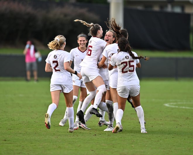 In the first possession following that goal, the Noles pushed the ball downfield from the center spot, and a foul in the penalty area on Jody Brown led to a successful penalty kick from senior midfielder Jaelin Howell.