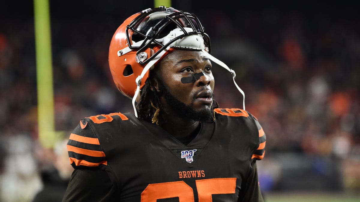 Larry Ogunjobi, a key figure on the Browns' social justice committee, helped organize a $350,000 donation from Browns players, coaches and the organization to East Cleveland schools.