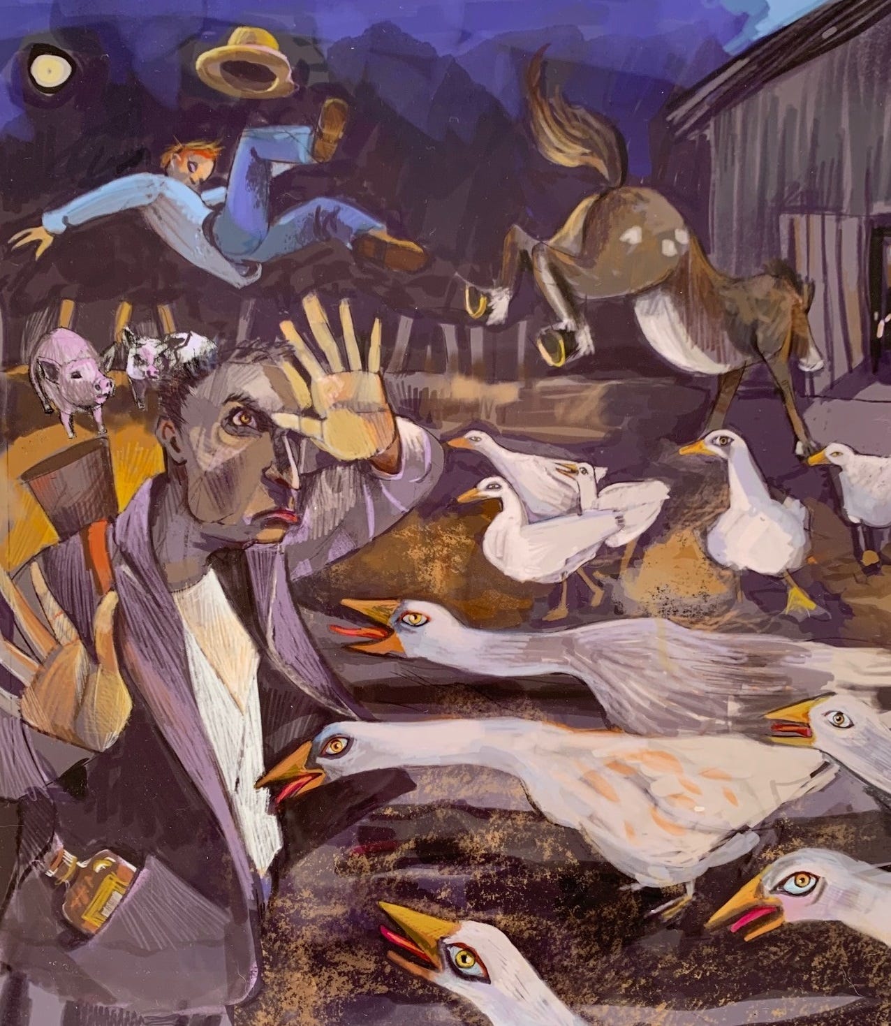 Diverse artists illustrate 'Animal Farm' in show at Stark Library Diverse artists illustrate 'Animal Farm' in show at Stark Library