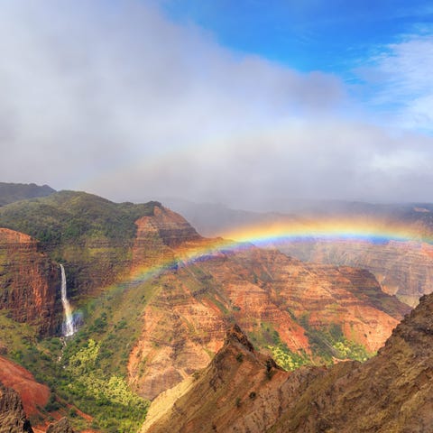 Kauai, Hawaii: Hawaii is known as the 'Rainbow Sta