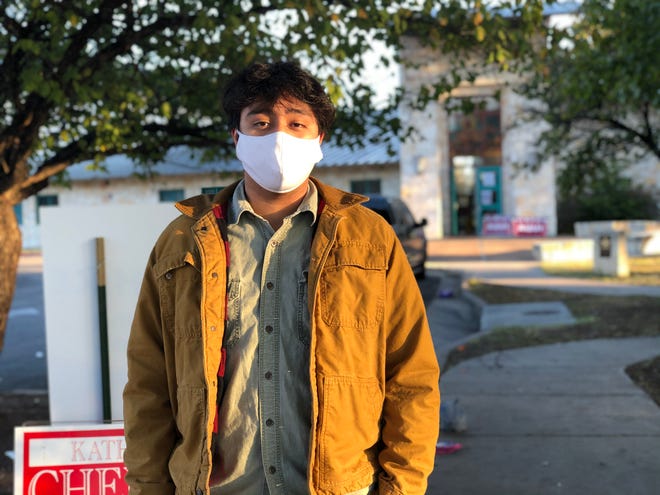 Sesh Herrera, who voted Tuesday in Austin, Texas, said the Trump administration's immigration policies, which resulted in him not seeing many of his friends who feared deportation, helped guide his political choice this election day.