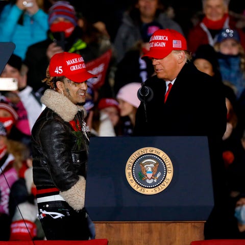 President Donald Trump invites rapper Lil Pump on 