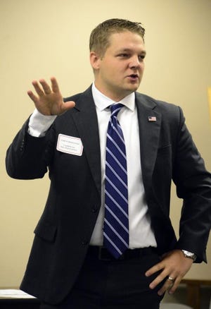 Lawrence County Republican state Rep. Aaron Bernstine's bill to allow permitless concealed carry could go to a vote as soon as Tuesday, he said at a Monday gun rights rally in Harrisburg.