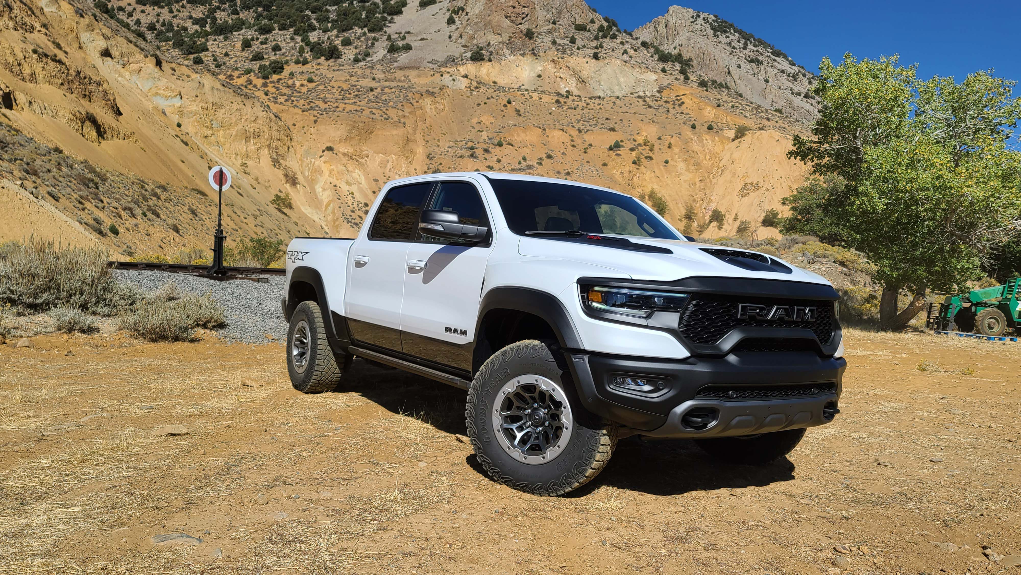 Gold rush. The 2021 Ram 1500 TRX can go most anywhere on- and off-road. Here it is near Virginia City, Nevada — a famous gold rush town. You'll need to put down $89,000 in gold to afford this pickup.