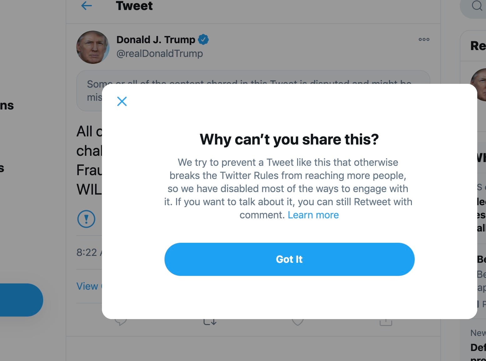 Twitter Won T Give Trump Special Treatment Post Presidency
