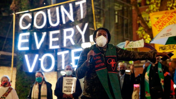 Reverend Bianca Davis-Lovelace of the Washington S