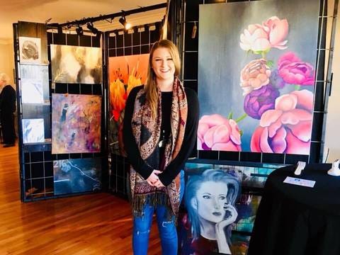 Graphic Designer by day, painter and potter by weekend, Whitney Morman is one of 25 featured artists in this year's virtual studio tour.