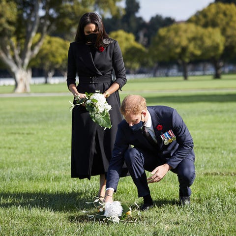 Prince Harry and Duchess Meghan of Sussex put flow